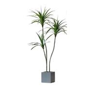 Alberi artificiali, Ornamento artificiale in vaso con albero di legno del millennio multicolore da 146 cm for l'arredamento di casa e hotel(C)