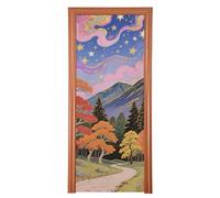 Alberi Autunno Mistero Natale porta copre 35x79 In autunno banner esterno Portico Decorazione Esterna Interna M