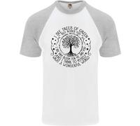 Alberi Che Mondo Meraviglioso Ambiente Maglietta Baseball S/S Uomo