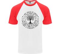 Alberi Che Mondo Meraviglioso Ambiente Maglietta Baseball S/S Uomo