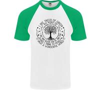 Alberi Che Mondo Meraviglioso Ambiente Maglietta Baseball S/S Uomo