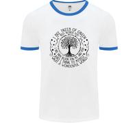 Alberi Che Mondo Meraviglioso Ambiente Uomo Ringer T-Shirt