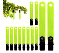 Alberi dei marcatori del sentiero - bandiera a nastro a clip in PVC ad alta visibilità, nastro a nastro di foresta riflettente, tag resistente alle intemperie | Percorsi di trekking durevoli per la ca