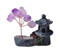 Alberi Di | Albero Naturale Di Cristalli Di Ametista,Decorazione Zen Per Casa Ufficio Meditazione Prosperità