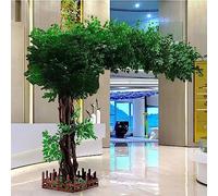Alberi di banyan verdi artificiali densi di alta qualità Piante di simulazione Decorazione di interni Albero Hotel Soggiorno Matrimonio Hotel Centro commerciale Decorazione 1,8x1,5 m/5,9x4,9 piedi