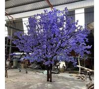 Alberi di ciliegio artificiali blu, decorazioni for alberi artificiali, piccoli alberi industriali e piante in vaso, ornamenti da negozio(7M)