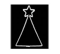 ALBERI DI NATALE 360 LED NEON FLEX PER INTERNO/ESTERNO CM.L60xH89