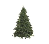 ALBERO NATALE COURMAYEUR H.210CM 1534 RAMI VERDE ARTIFICIALE FOLTO INTERNO