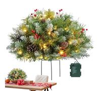 Alberi di Natale per Vasi Decorativi - Supporto Treppiede per Fioriere da Esterno | Decorazione Natalizia per Negozi Portici Aiuole Giardino