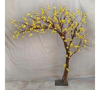 Alberi Di Prugna Artificiali, Albero Di Prugna Simulato For La Decorazione Di Paesaggi E Luoghi - Uso Interno Ed Esterno, For Ristoranti, Centri Commerciali, Riunioni(A,1.5x1.5m)