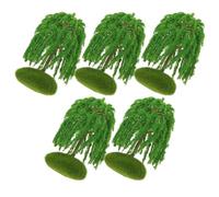 Alberi di Salice in Miniatura Verdi per Diorami e Plastici | Plastica, Realismo Naturale, per Tavoli Scenici Architettonici, Modelli Ferroviari, Micro Paesaggi