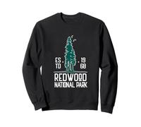 Alberi di sequoie Parco nazionale di Redwood California Vintage Felpa