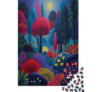 Alberi, fiori e cespugli colorati Jigsaw Puzzle 70x50cm/1000pcs Adulti Puzzle Gioco EduGattoivo Decorazioni Per La Casa
