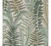 Alberi & Foglie Carta da Parati - Floreale Metallico Tropicale Brillantini Palma