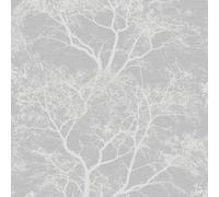 Alberi & Foglie Carta da Parati - Floreale Metallico Tropicale Brillantini Palma