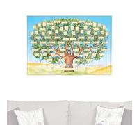 Alberi Genealogici da Compilare | Decorazione Murale Albero Genealogico - per Nonni Genitori Amici Moglie Marito Figli Figlie Figli Adolescenti Donne Uomini Decorare Ambienti Vivere