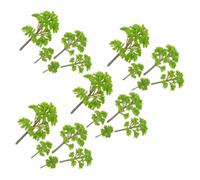 Alberi in Miniatura Verdi per Diorami e Spazi Verdi 20 Pezzi | Plastica, Colori Vivaci e Texture Realistiche, per Tavoli, Scrivanie e Piccoli Allestimenti Scenografici