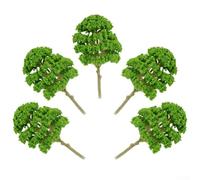 Alberi in plastica modello 14,5 cm misto verde per Diorama