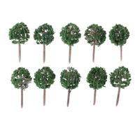 Alberi in scala per diorama, 10 pezzi a forma di palla di fiori misti modello paesaggio alberi treno layout giardino paesaggio paesaggio miniatura 2 cm