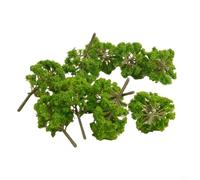 Alberi modellini da 9 cm, 10 pezzi, per la progettazione di paesaggi e paesaggi in scala HO OO
