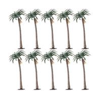 Alberi modellini per artigianato, 10 pezzi, palme, palme, parco, foresta pluviale, diorami, decorazione, scenario, modello, 9 cm