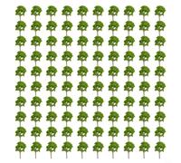 Alberi Modellino 9cm Resina Plastic Layout Ferrovia | Misto resina e plastica, materiali sicuri, finitura verde naturale, durevoli nel tempo
