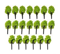 Alberi modello 20PCS per layout ferroviario Diorama Scenario Wargaming Tabelle Modelli di costruzione Progetti di tavoli di sabbia e strumenti didattici del paesaggio in aula