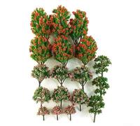 Alberi modello autentici per scene di treno modello stradale (61 caratteri)