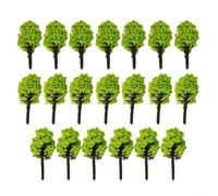 Alberi modello in plastica 20PCS per treno Diorama Scenery Scale 1 100 Eccellente per l'insegnamento in aula
