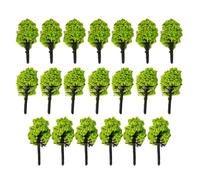 Alberi modello in plastica in 20PCS Set per ferrovia Diorama Scenery 1 100 Scala Grande per la progettazione del paesaggio