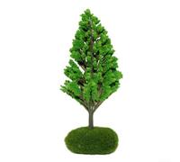 Alberi modello misti per paesaggi diorama realistici plastica miniatura verde scala HO paesaggio treno 9x5x5cm (C)