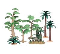 Alberi Modello - Set Di Figurine Di Piante Di Paesaggio Simulato Da 7 Pezzi Per Edifici Diorama E Decorazioni Di Scene, Dettagli Realistici Con Costruzione, Perfetti Per Bambini E Adulti Che Gi