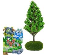 Alberi paesaggistici in miniatura | Scenario Albero Artificiale,Forniture per paesaggi modello, da giardino in miniatura, albero verde per progetti fai-da-te Paesaggio