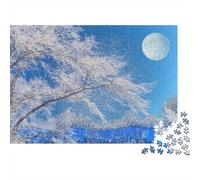 Alberi Rime Jigsaw Puzzle Impossible 1000Pcs Bright Moon Decorazione Per La Casa. Rilassamento E Intelligence Per Adulti E Ragazzi Da 14 Anni 1000pcs (75x50cm)