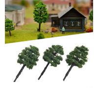 Alberi Scenografia Ferroviaria 5cm Realistici | da 10 , per facile applicazione con , perfetti per creare boschi fitti nel presepe