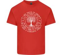 Alberi What A Wonderful World Ambiente T-Shirt Ragazzi Ragazze