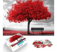 Albero a forma di cuore Puzzle 1000 pezzi per adolescenti Giocattoli che creano dipendenza e sfidano l'intelligenza del cervello Ottimi regali e giocattoli 38x26cm