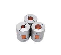 Albero Accoppiamento 2 Pcs D20L25 Giunto Motore Flessibile In Alluminio CNC Accoppiatore Flessibile 5x8mm 3mm 4mm 5mm 6mm 6.35mm 7mm 10mm Dadi di accoppiamento(Misurare:8x8)