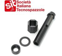 ALBERO ADATTATORE SIT M14 PER RULLI DA 70 E DA 100 mm SU SMERIGLIATRICE RUSTICA