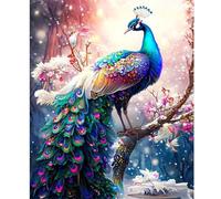 Albero Animale Pavone Puzzles 300 Pezzi per Adulti, Challenge Gioco Educativo per adulti, puzzles per Gioco Familiare, Giochi Rilassamento e Intelligence, puzzle 300 pezzi 38 x 26 cm