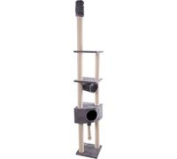Albero antigraffio Everest grigio, 38 x 38 x 255 - 285 cm
