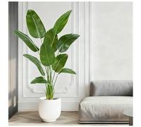 Albero Artificiale 180m Uccello del Paradiso, Pianta Artificiale PE Banano Artificiale, Pianta Finta da Interno, Palma Tropicale Albero Verde Finto con Vaso per la Decorazione della Casa Soggiorno
