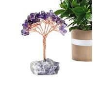 Albero artificiale - Albero in per energia positiva | Albero di | Albero di pietre preziose artificiali Chakraa Albero della vita meditazione spirituale Albero di energia