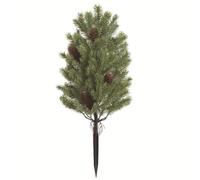 Albero artificiale di cedro topiario con paletto realistico finto cedro pino di Natale decorazione resistente Natale simulato giardino arbusti UV