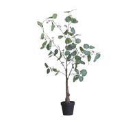 Albero Artificiale di eucalipto per Interni Pianta Finta per Interni ed Esterni Finto in Vaso per la Decorazione del Giardino Domestico Albero Artificiale (90 cm)