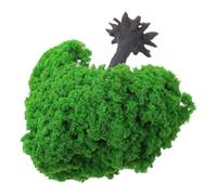 Albero Artificiale in Miniatura 10cm per Diorami e Modellismo | Verde in Plastica, per Modellini e Bonsai, Scena Sabbia Città, Dettaglio Realistico