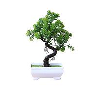 Albero artificiale in vaso, bonsai, pianta di simulazione, decorazione per la casa, centrotavola, verde, creativo e utile, durata e attrazione