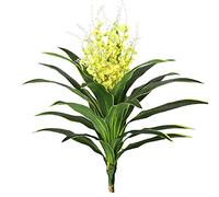 Albero Artificiale Pianta Artificiale da 3,5 Piedi Splendido Albero di Dracaena Tropicale, con Vaso, Piante Verdi Decorazioni per Interni ed Esterni Decorare (D)