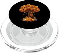 Albero autunnale del Ringraziamento Autunno Puntatore Cane Fogli PopSockets PopGrip per MagSafe