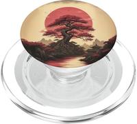 Albero Bonsai Arte Giapponese Cherry Blossom PopSockets PopGrip per MagSafe